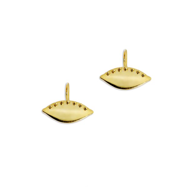 SILVER "INTUS" GOLD PLATED EARINGS