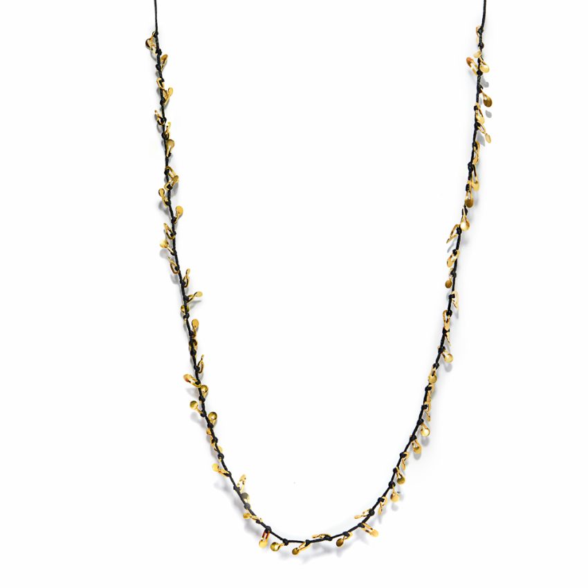 SILVER 925 "AMIAS" GOLD PLATED NECKLACE