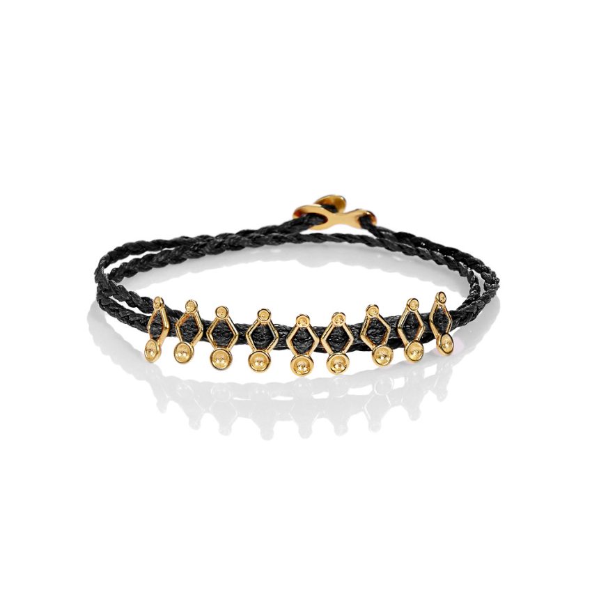 SILVER 925 "CAIA" GOLD PLATED BRACELET