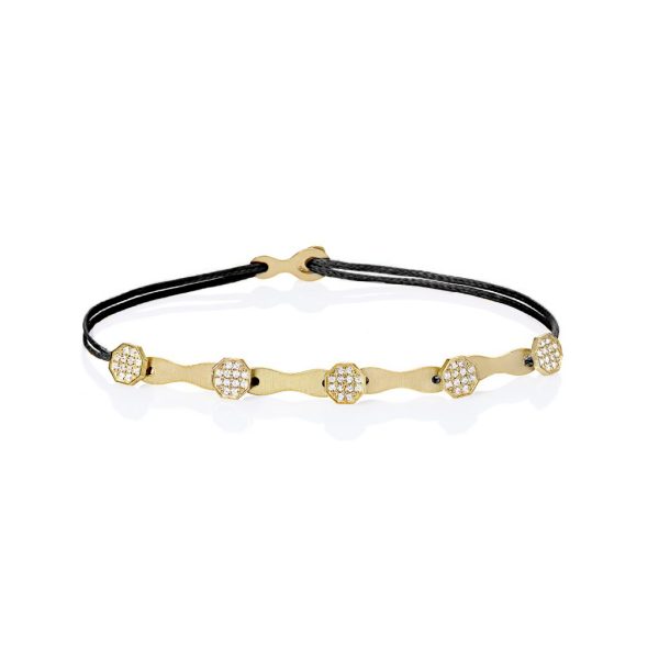 Silver 925 "LIV" Gold Plated Bracelet