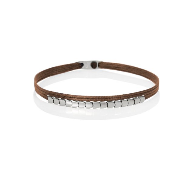 Silver 925 "AEGIS" White Plated Bracelet