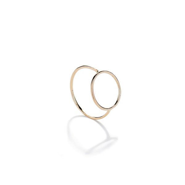Gold 14K "IOLE" Circle Ring
