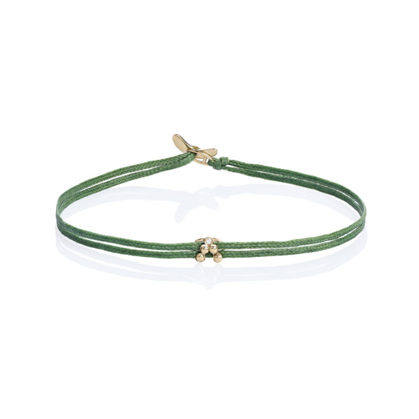 Forever Charm Gold 9K Mount “V” 0,01CTS