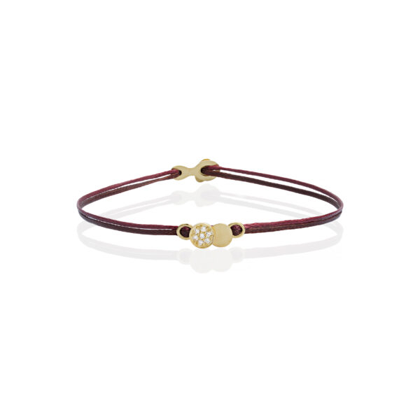 Silver 925 "JASMIN" Gold Plated Bracelet With Zircon