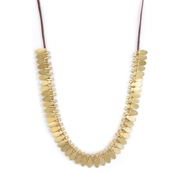Silver 925 "MAYA" Gold Plated Necklace