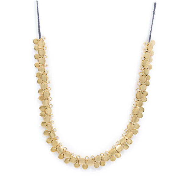 Silver 925 "MILENA" Gold Plated Necklace