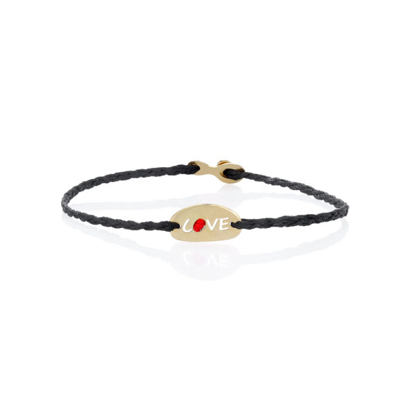 Silver 925 “LOVE” Gold Plated Bracelet
