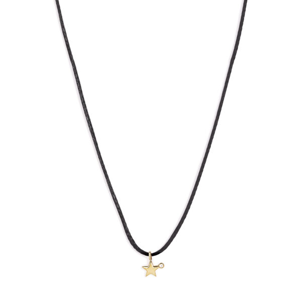 Gold 14K "ASTRO" Necklace With White Diamond 0,004CTS