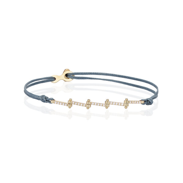 Silver 925 “SIREN” Gold Plated Bracelet With Zircon