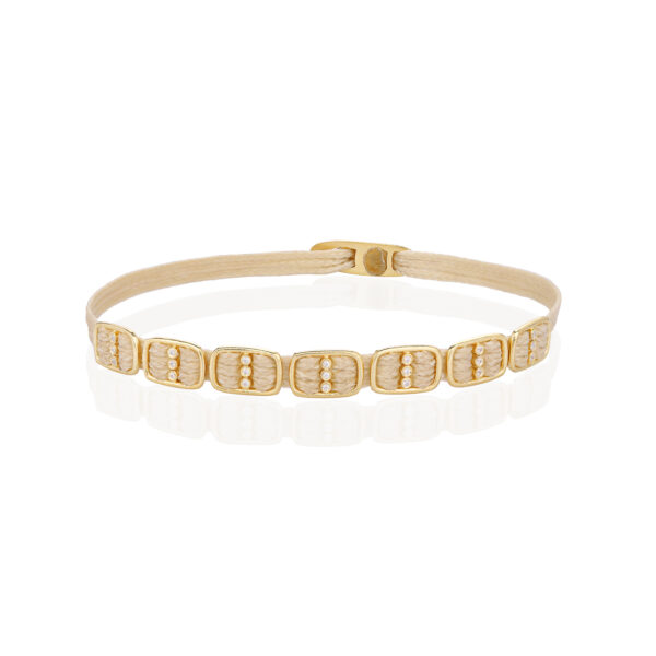 Silver 925 "MAGNOLIA" Gold Plated Bracelet