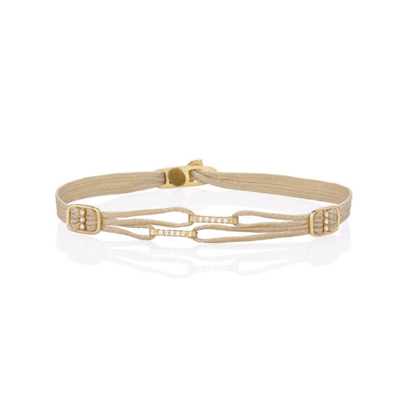 Silver 925 “NORA” Gold Plated Bracelet With Zircon