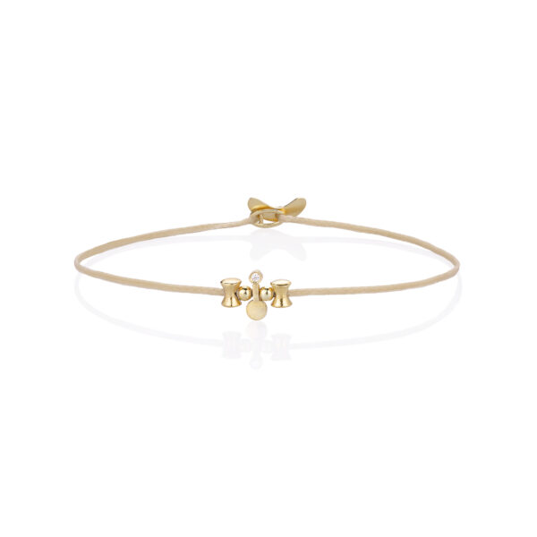 Silver 925 “ISLA” Gold Plated Bracelet With Zircon