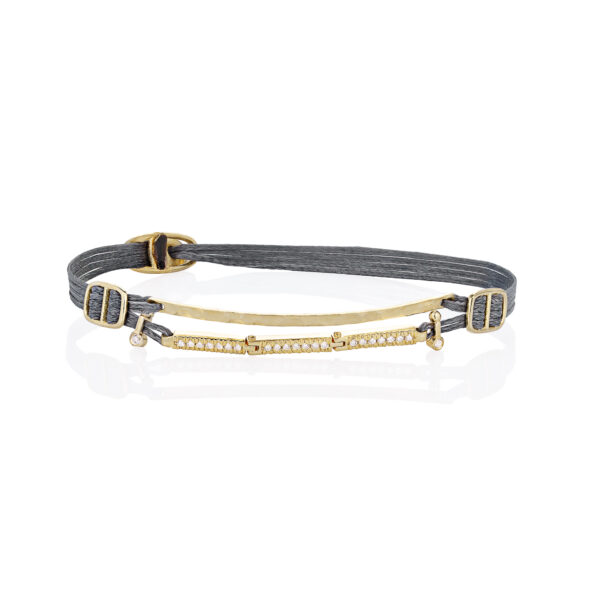 Silver 925 “SELENA” Gold Plated Bracelet With Zircon