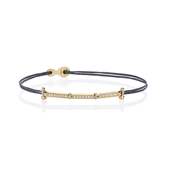 Silver 925 “CYNTHIA” Gold Plated Bracelet With Zircon