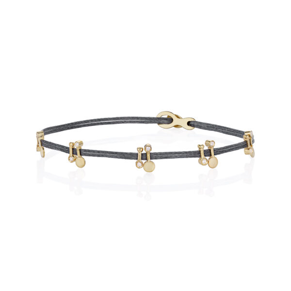 Silver 925 “ARIADNE” Gold Plated Bracelet With Zircon