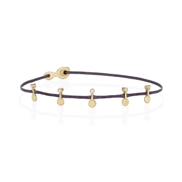 Silver 925 “HELENA” Gold Plated Bracelet With Zircon
