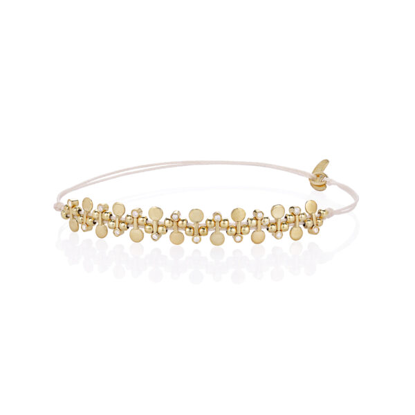 Silver 925 “CAMERON” Gold Plated Bracelet With Zircon