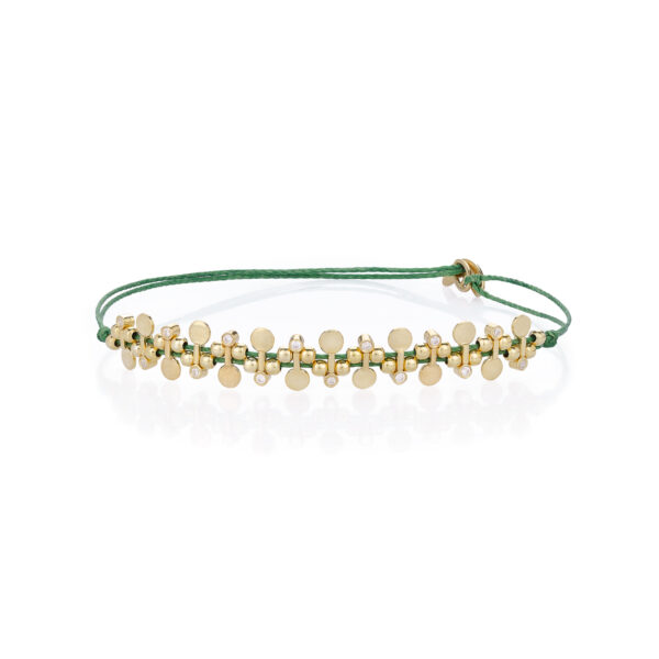 Silver 925 “CAMERON” Gold Plated Bracelet With Zircon