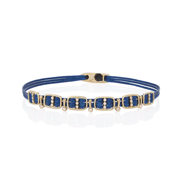 Silver 925 “LETICIA” Gold Plated Bracelet With Zircon
