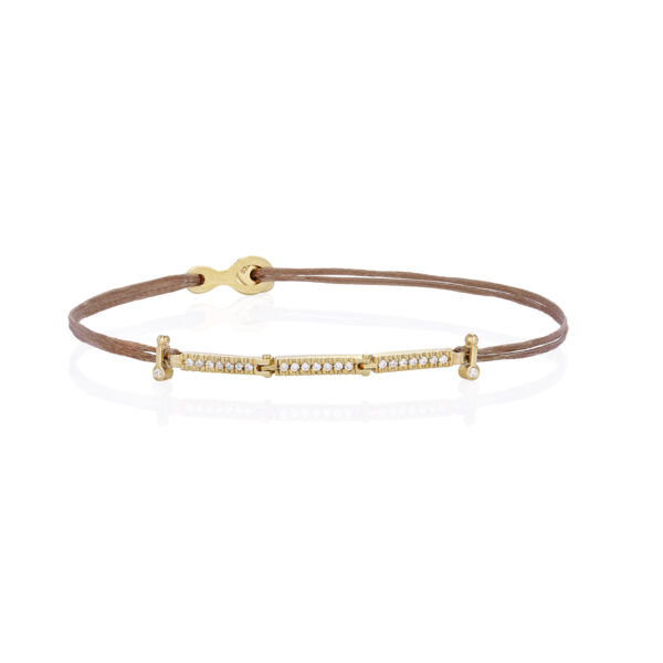 Silver 925 “CYNTHIA” Gold Plated Bracelet With Zircon