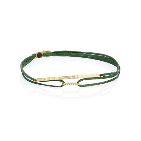 Silver 925 “DIANNA” Gold Plated Bracelet With Zircon