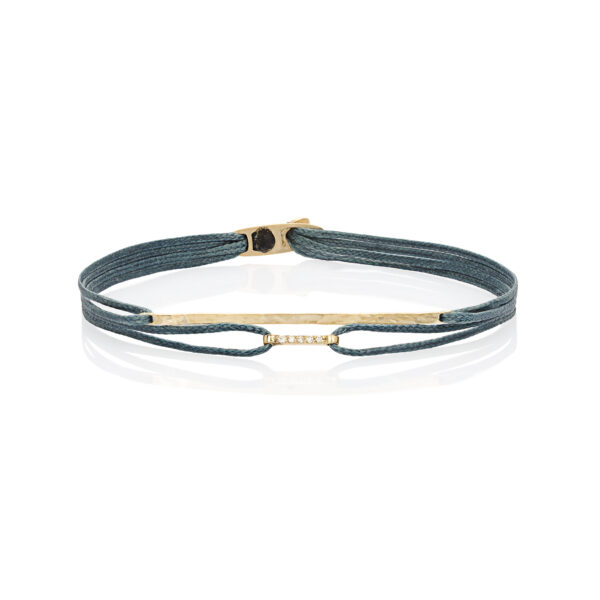 Gold 14K “CAMILA” Bracelet With Diamonds 0,03Cts