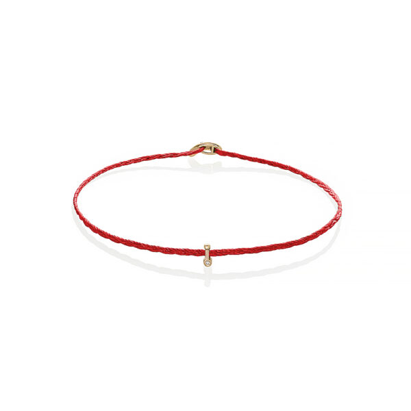 Gold 14K "HERAIS" Bracelet With White Diamond 0,004CTS