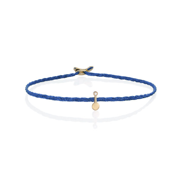 Gold 14K "BEAUTY" Bracelet With White Diamonds 0,004CTS