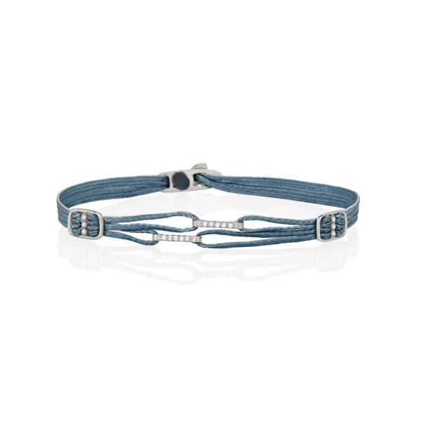 Silver 925 “NORA” White Plated Bracelet With Zircon