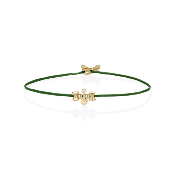 Silver 925 “ISLA” Gold Plated Bracelet With Zircon