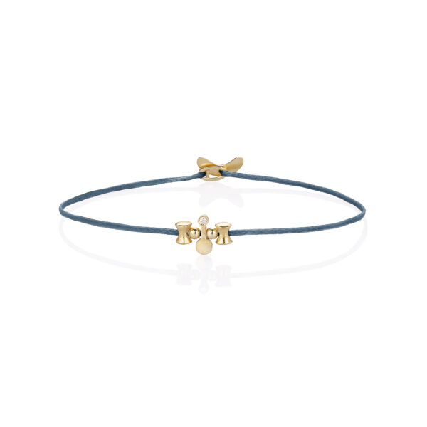 Silver 925 “ISLA” Gold Plated Bracelet With Zircon