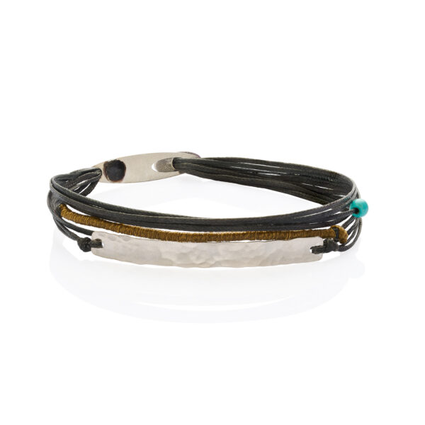 Silver 925 "MYRA" White Plated Bracelet