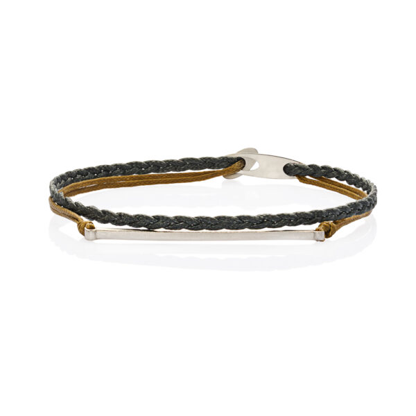 Silver 925 "REGINA" White Plated Bracelet
