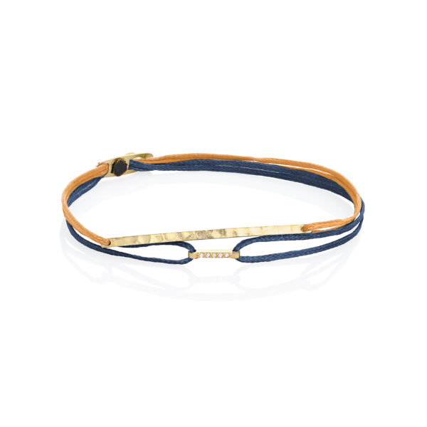 Silver 925 “DIANNA” Gold Plated Bracelet With Zircon