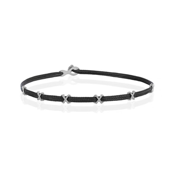 Silver 925 "OLIE" White Plated Bracelet