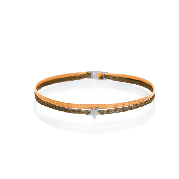 Silver 925 "TRAGOUDI" White Plated Bracelet
